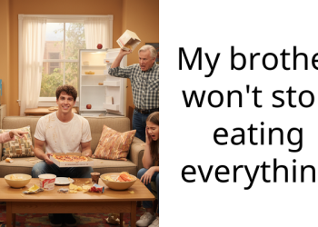 My brother won’t stop eating everything