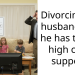 Divorcing my husband and he has to pay high child support