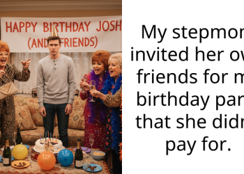 My stepmom invited her own friends for my birthday party that she didn’t pay for.