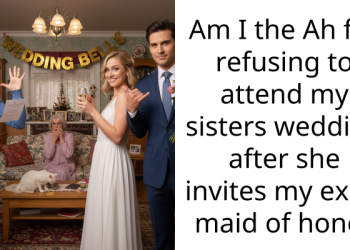 Am I the Ah for refusing to attend my sisters wedding after she invites my ex as maid of honor