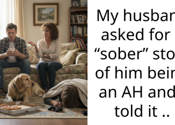 My husband asked for a “sober” story of him being an AH and I told it ..