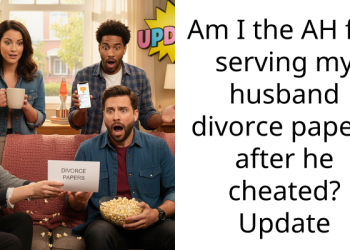 Am I the AH for serving my husband divorce papers after he cheated? Update