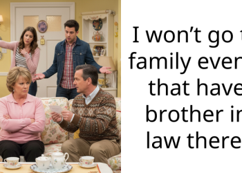 I won’t go to family events that have brother in law there.