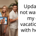 Update – not wanting my gf vacationing with her ex