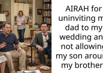 AIRAH for uninviting my dad to my wedding and not allowing my son around my brother?