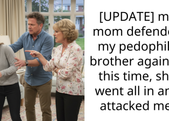 [UPDATE] my mom defended my pedophile brother again — this time, she went all in and attacked me.
