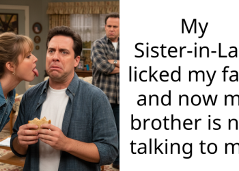 My Sister-in-Law licked my face and now my brother is not talking to me.