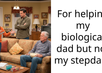 For helping my biological dad but not my stepdad?