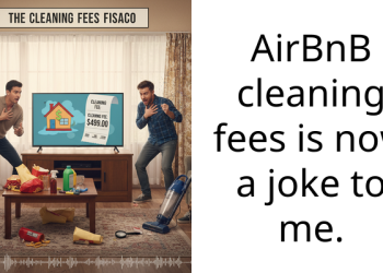 AirBnB cleaning fees is now a joke to me.