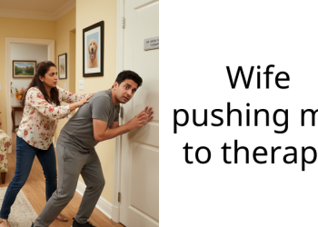 Wife pushing me to therapy
