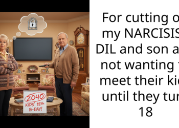 For cutting off my NARCISIST DIL and son and not wanting to meet their kids until they turn 18