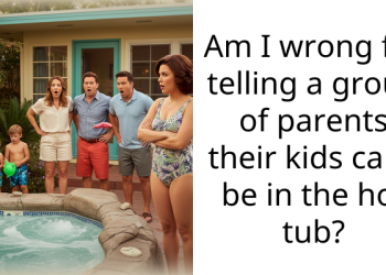 Am I wrong for telling a group of parents their kids can’t be in the hot tub?