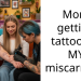 Mom getting tattoo for MY miscarriage