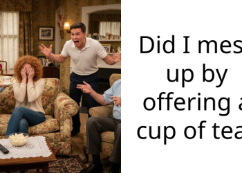 Did I mess up by offering a cup of tea?