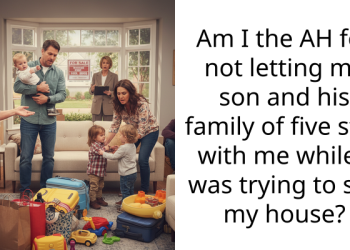 Am I the AH for not letting my son and his family of five stay with me while I was trying to sell my house?