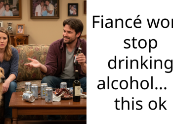 Fiancé won’t stop drinking alcohol… is this ok