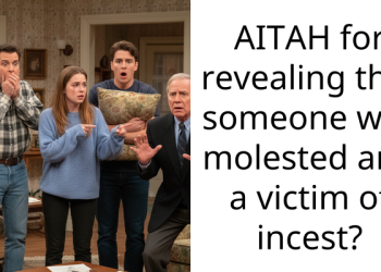 AITAH for revealing that someone was m***sted and a victim of i***st?