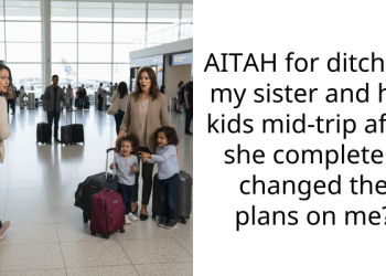 AITAH for ditching my sister and her kids mid-trip after she completely changed the plans on me?