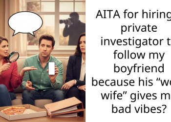 AITA for hiring a private investigator to follow my boyfriend because his “work wife” gives me bad vibes?