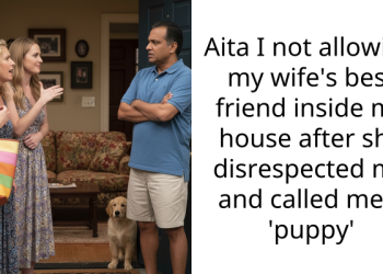 Aita I not allowing my wife’s best friend inside my house after she disrespected me and called me a ‘puppy’