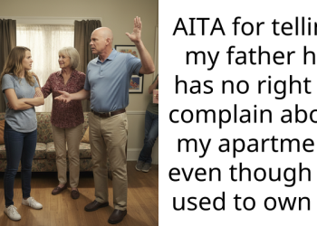AITA for telling my father he has no right to complain about my apartment even though he used to own it?