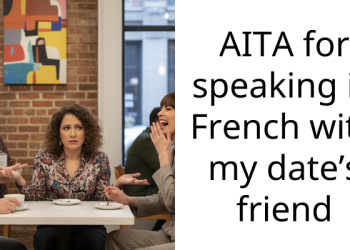 AITA for speaking in French with my date’s friend