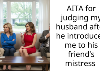 AITA for judging my husband after he introduced me to his friend’s mistress