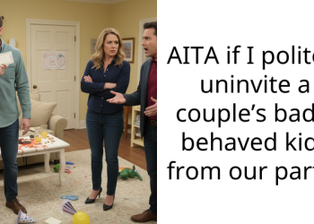 AITA if I politely uninvite a couple’s badly behaved kids from our party?