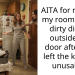 AITA for moving my roommate’s dirty dishes outside her door after she left the kitchen unusable?