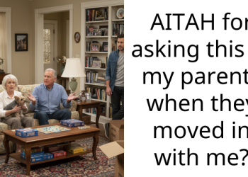 AITAH for asking this of my parents when they moved in with me?