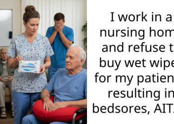 I work in a nursing home and refuse to buy wet wipes for my patients, resulting in bedsores, AITAH
