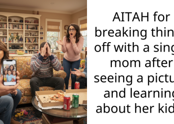 AITAH for breaking things off with a single mom after seeing a picture and learning about her kids?