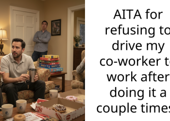 AITA for refusing to drive my co-worker to work after doing it a couple times?