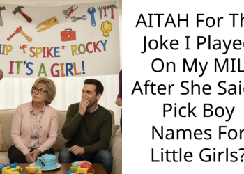 AITAH For The Joke I Played On My MIL After She Said I Pick Boy Names For Little Girls?