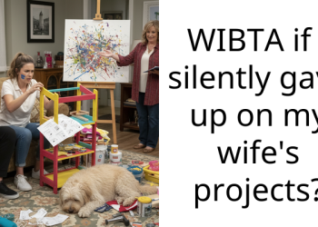 WIBTA if I silently gave up on my wife’s projects?