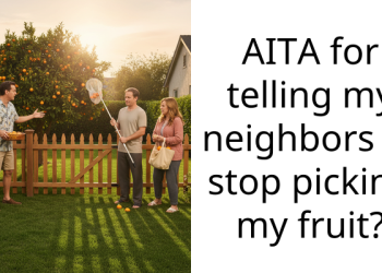 AITA for telling my neighbors to stop picking my fruit?