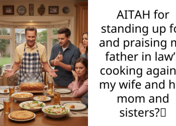 AITAH for standing up for and praising my father in law’s cooking against my wife and her mom and sisters?😭