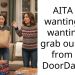 AITA for wanting not wanting to grab our food from the DoorDasher?