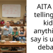 AITA for telling my kids anything I say is up for debate