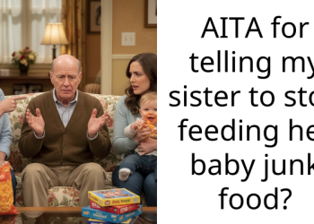 AITA for telling my sister to stop feeding her baby junk food?