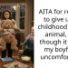 AITA for refusing to give up my childhood stuffed animal, even though it makes my boyfriend uncomfortable?