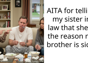 AITA for telling my sister in law that she is the reason my brother is sick?