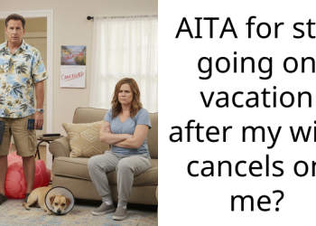 AITA for still going on vacation after my wife cancels on me?
