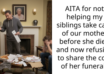 AITA for not helping my siblings take care of our mother before she died and now refusing to share the cost of her funeral?