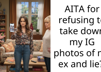 AITA for refusing to take down my IG photos of my ex and lie?