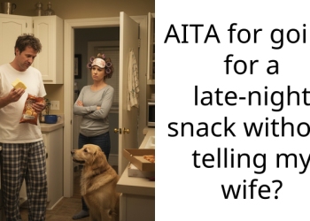 AITA for going for a late-night snack without telling my wife?