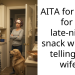 AITA for going for a late-night snack without telling my wife?