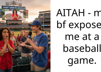 AITAH – my bf exposed me at a baseball game.
