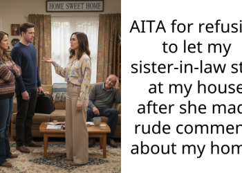 AITA for refusing to let my sister-in-law stay at my house after she made rude comments about my home?