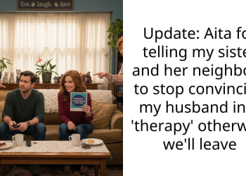 Update: Aita for telling my sister and her neighbour to stop convincing my husband into ‘therapy’ otherwise we’ll leave